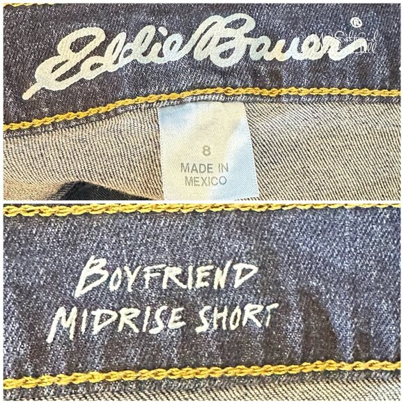 Eddie Bauer Mid-Rise Boyfriend Shorts Size 8 - Picture 3 of 4